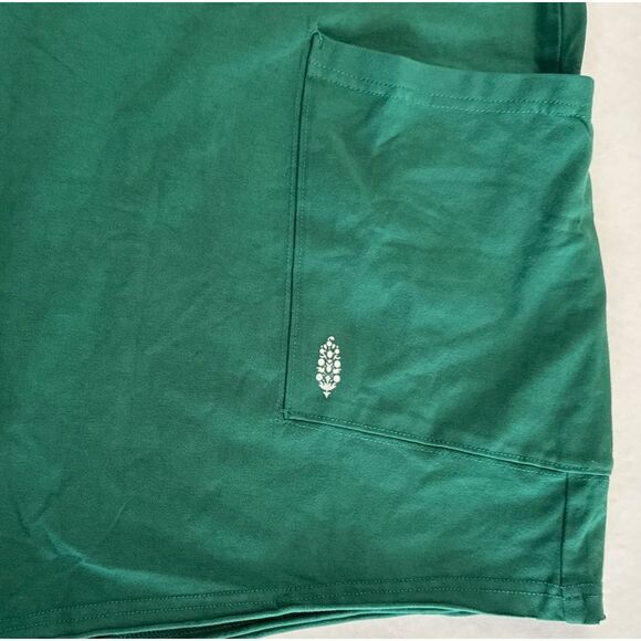 Free People Movement OB1960599 Women Sz Medium Beach Green Hot Shot Tee Romper - Picture 6 of 10